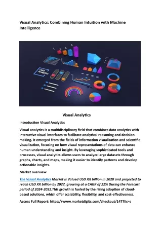 visual analytics combining human intuition with