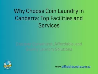 Coin Laundry Canberra