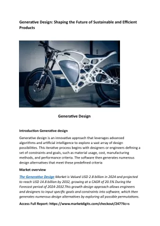 generative design shaping the future