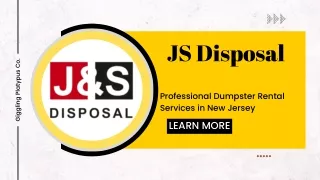 JS Disposal Services: Reliable Dumpster Rentals and More