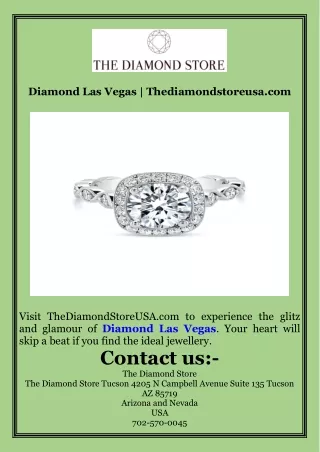 Diamond Las Vegas  Thediamondstoreusa.com