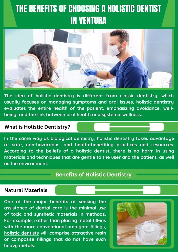 the benefits of choosing a holistic dentist