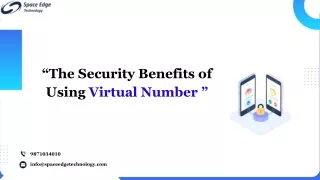 the security benefits of using virtual number