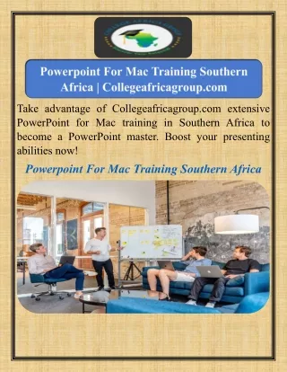 Powerpoint For Mac Training Southern Africa   Collegeafricagroup.com