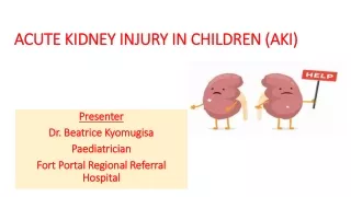 ACUTE KIDNEY INJURY IN CHILDREN