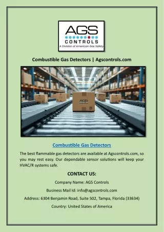 combustible gas detectors agscontrols com