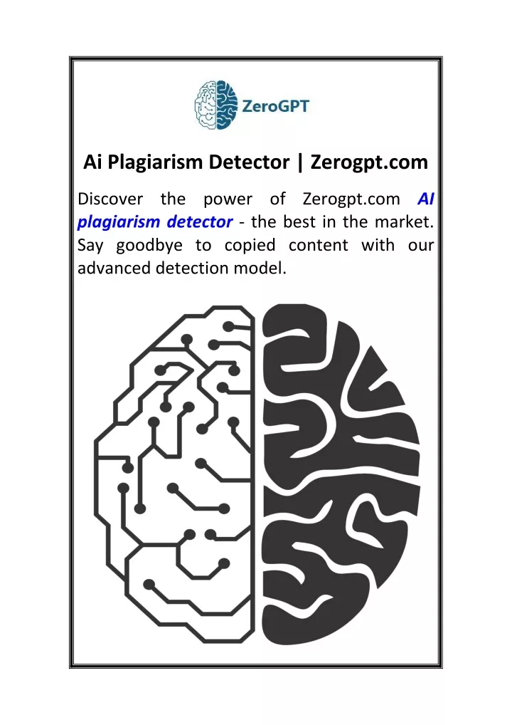 ai plagiarism detector zerogpt com