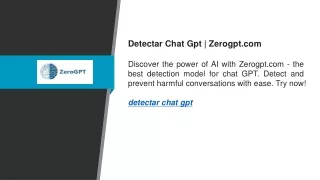 detectar chat gpt zerogpt com discover the power