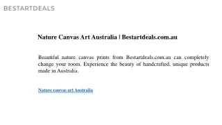 Nature Canvas Art Australia  Bestartdeals.com.au