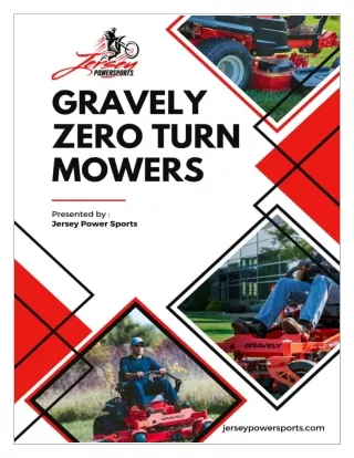 Discover the Benefits of Gravely Zero Turn Mowers for Your Lawn Care