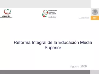 reforma integral de la educaci n media superior