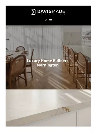 Luxury Home Builders Mornington