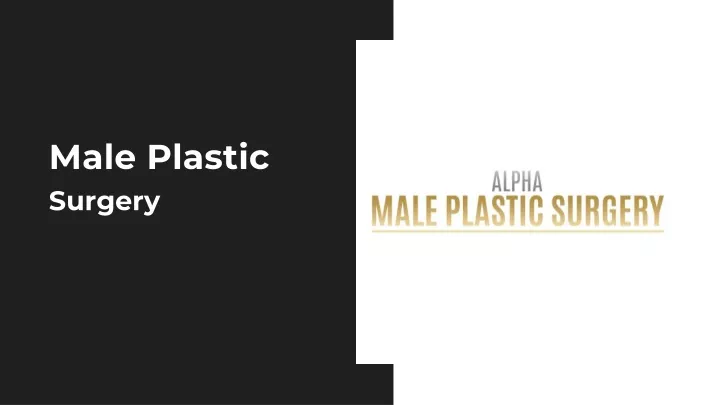 male plastic