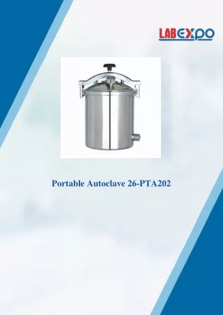 Portable autoclave 16 Kg