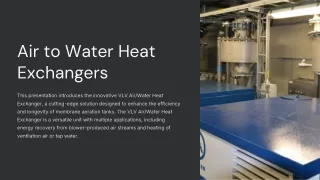 air to water heat exchangers