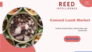 Global Canned Lamb Market: Trends, Demand, and Market Dynamics