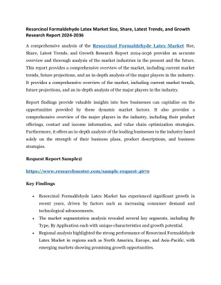 resorcinol formaldehyde latex market size share
