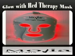 glow with red therapy mask