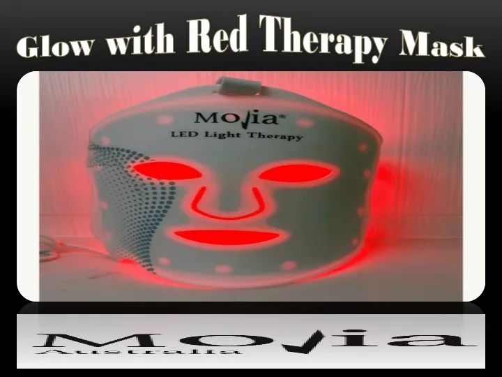 glow with red therapy mask