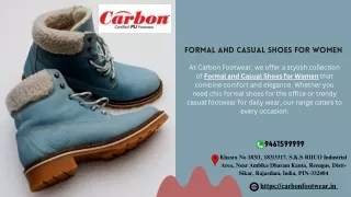 Formal and Casual Shoes for Women - Carbon Footwear