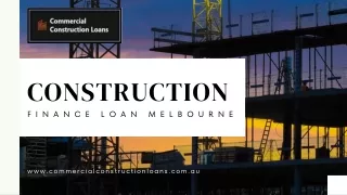 From Blueprint to Reality: Secure Your Construction Finance Loan Melbourne