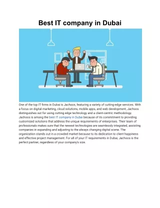 best it company in dubai