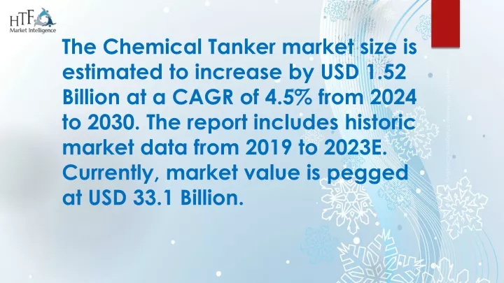 the chemical tanker market size is estimated