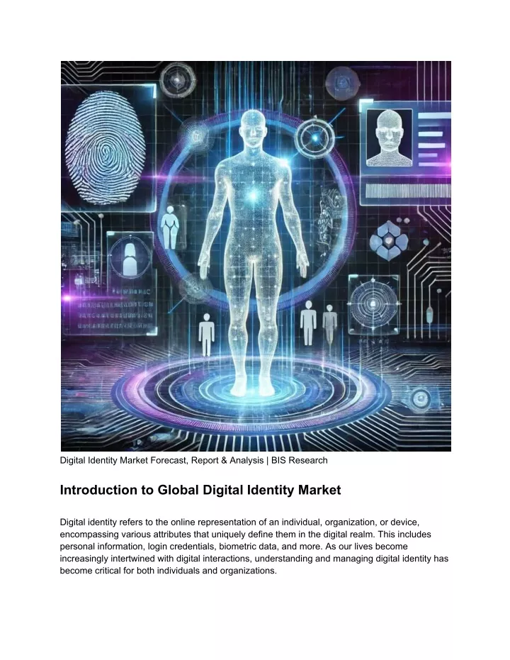 digital identity market forecast report analysis