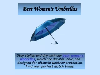 Best Women's Umbrellas