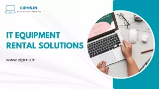 Laptop On Rent In Panchkula
