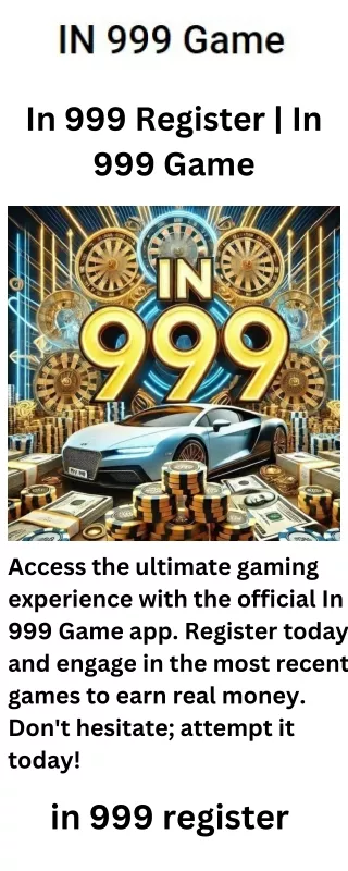 In 999 Register  In 999 Game