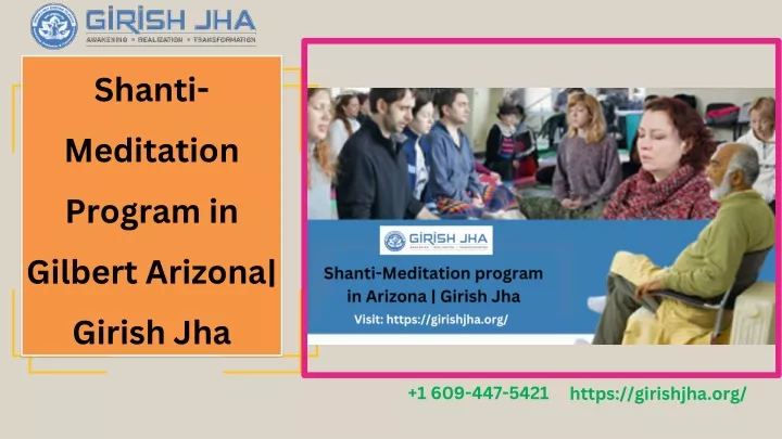 shanti meditation program in gilbert arizona