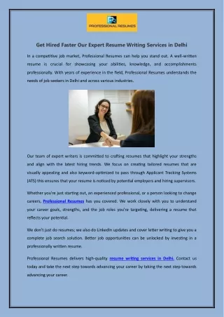 get hired faster our expert resume writing
