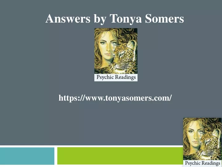 answers by tonya somers