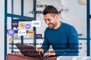 Hire offshore remote staff and virtual employees in Canada to enhance productivity, reduce costs, and expand your busine