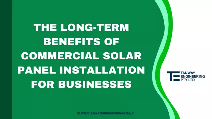 the long term benefits of commercial solar panel