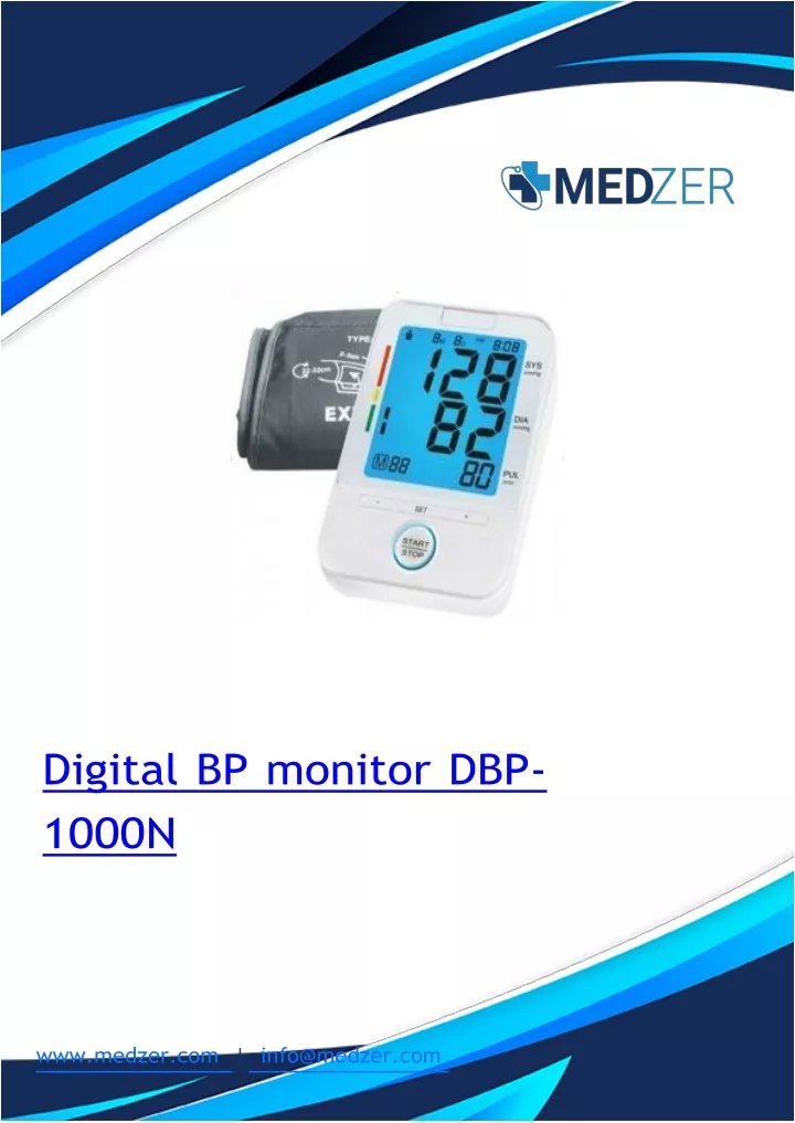 digital bp monitor dbp 1000n