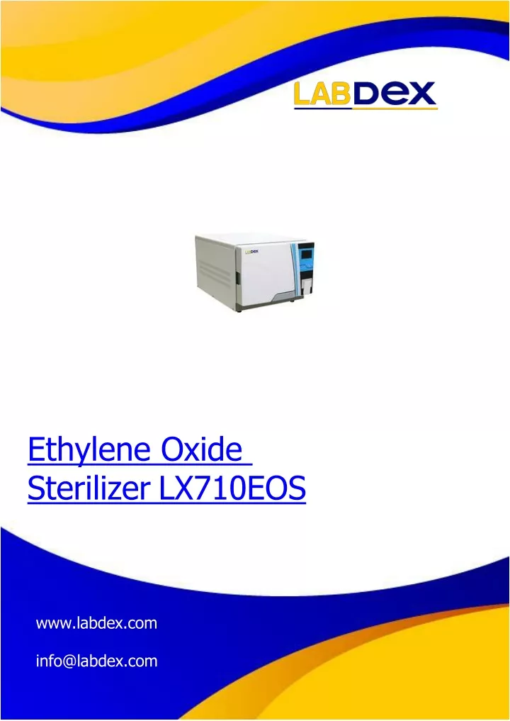 ethylene oxide sterilizer lx710eos