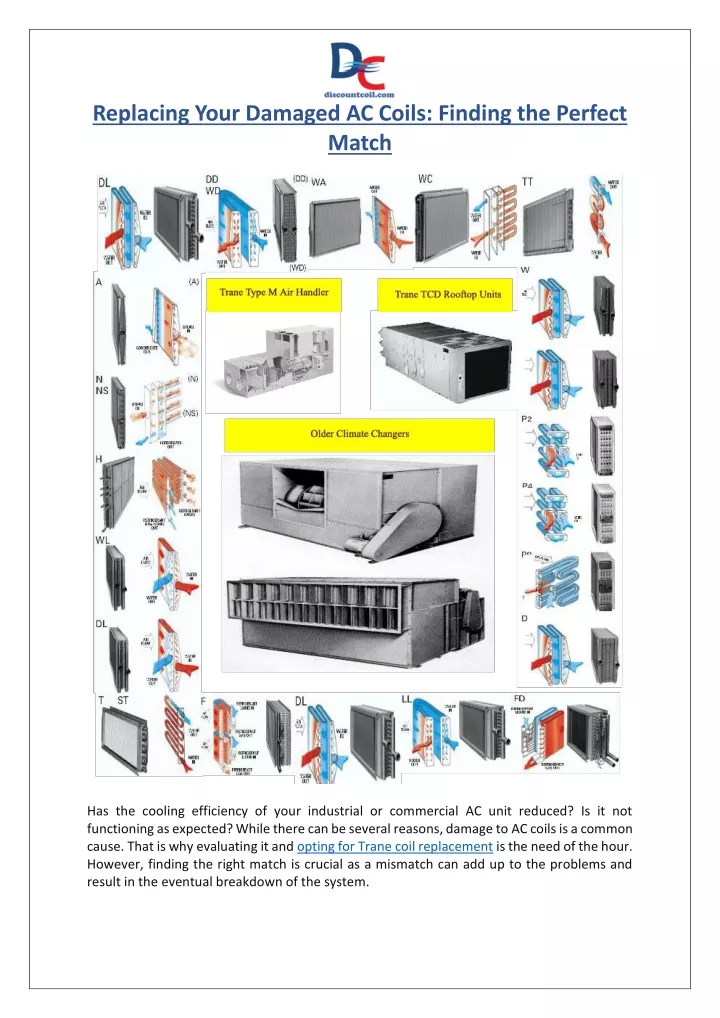 replacing your damaged ac coils finding