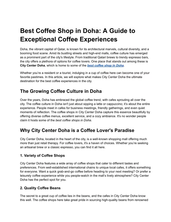 best coffee shop in doha a guide to exceptional