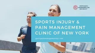 Sports Injury & Pain Management Clinic of New York