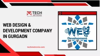 Web Design & Development Company in Gurgaon – TechMetronix