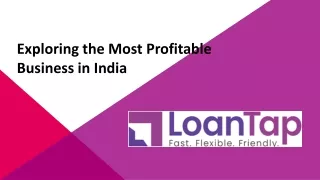 Exploring the Most Profitable Business in India