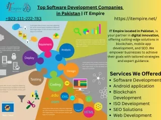 Top Software Development Companies  in Pakistan | IT Empire