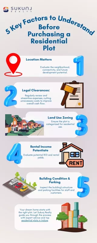 5 Key Factors to Understand Before Purchasing a Residential Plot