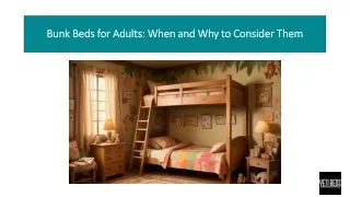 bunk beds for adults when and why to consider them