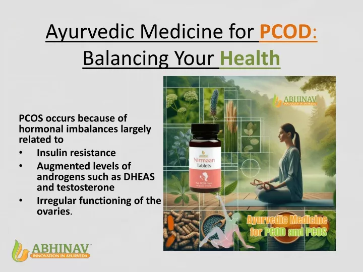 ayurvedic medicine for pcod balancing your health