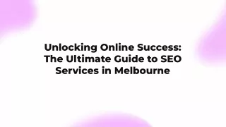 SEO Service Melbourne