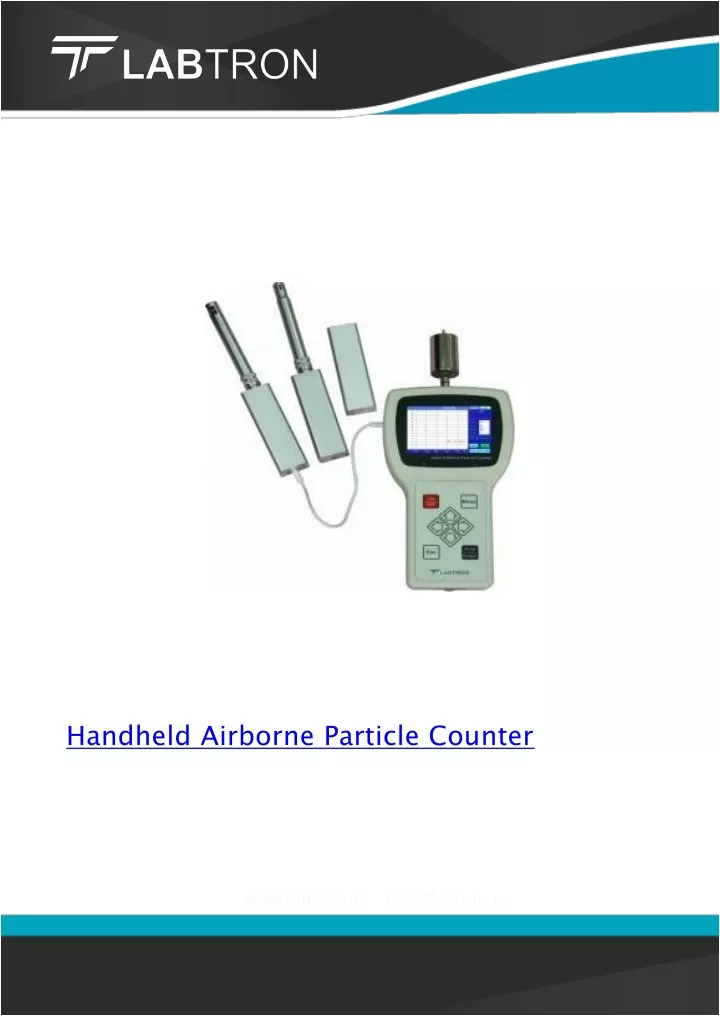 handheld airborne particle counter