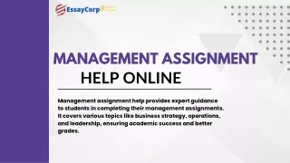 management assignment help